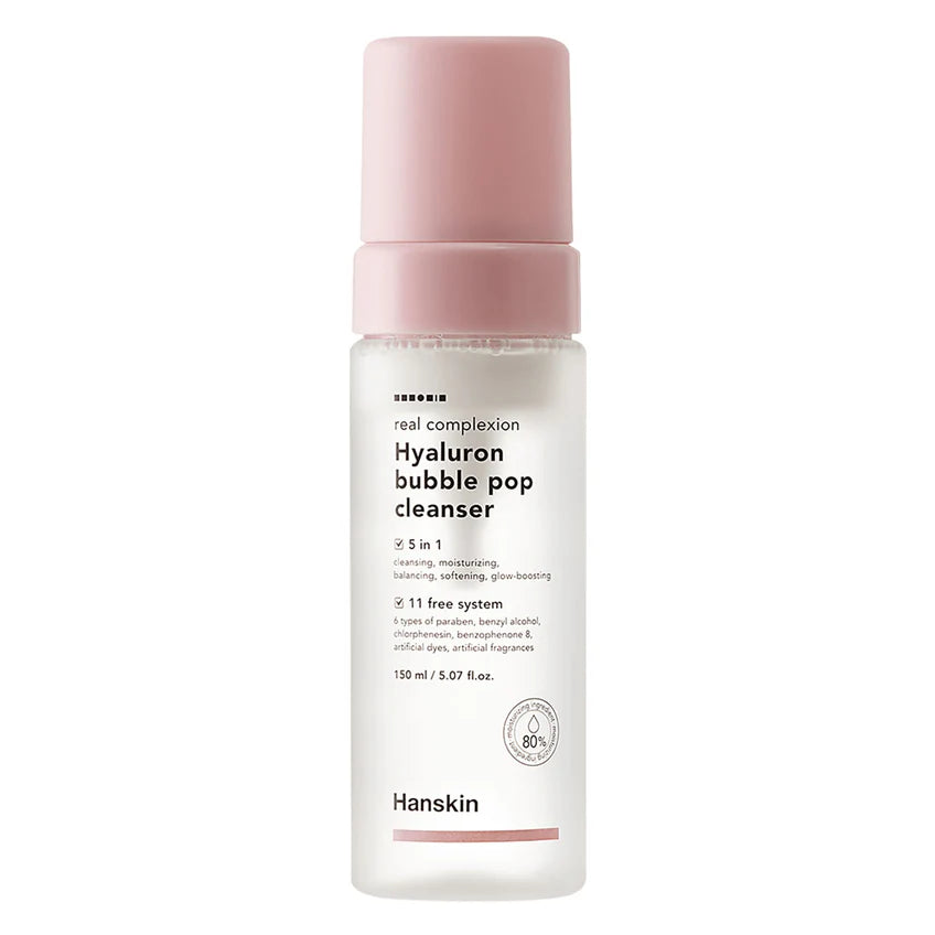 Hanskin Real Complexion Hyaluron Bubble Pop Cleanser MyGeisha Milano