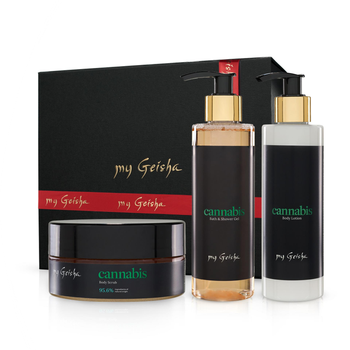 my Geisha - Cannabis Christmas Bodycare Set MyGeisha Milano