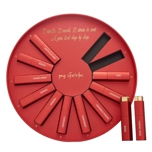 my Geisha - Advent 12 Red Pouches MyGeisha Milano