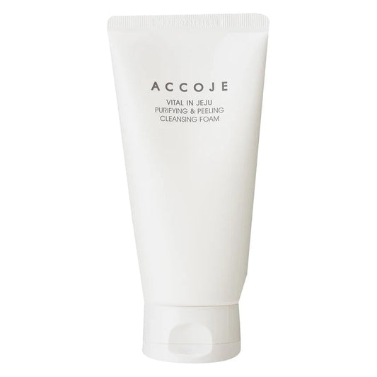 Accoje Vital In Jeju Purifying Peeling Cleansing Foam MyGeisha Milano