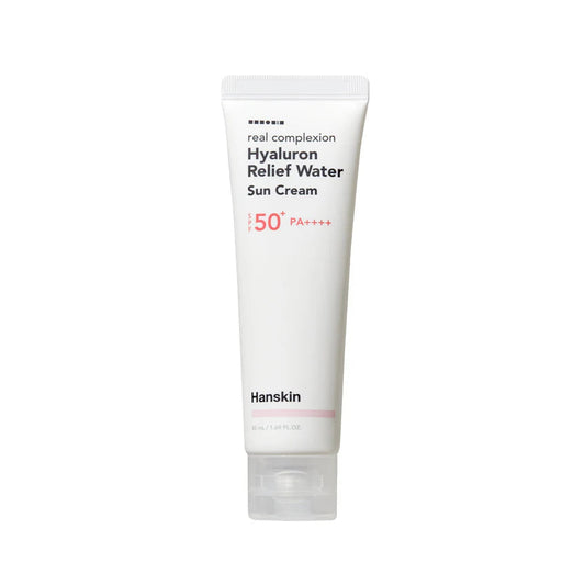 Hanskin Real Complexion Hyaluron Relief Water Sun Cream SPF 50+ PA++++ MyGeisha Milano