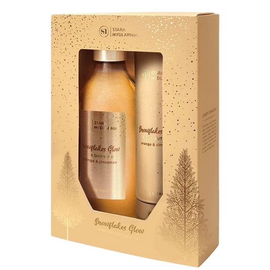 STARA MYDLARNIA CHRISTMAS Snowflakes Glow Bath & Body Butter Set MyGeisha Milano