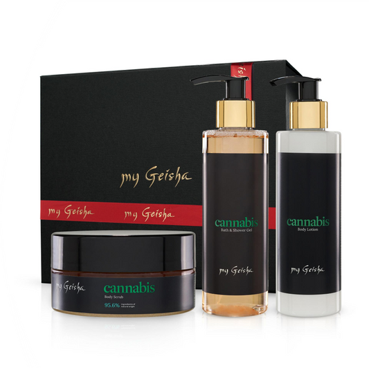 my Geisha - Cannabis Christmas Bodycare Set MyGeisha Milano