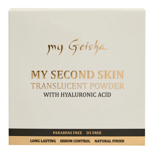 My second Skin Translucent Powder-with hyaluronic acid my Geisha - my Second Skin Translucent Powder MyGeisha Milano