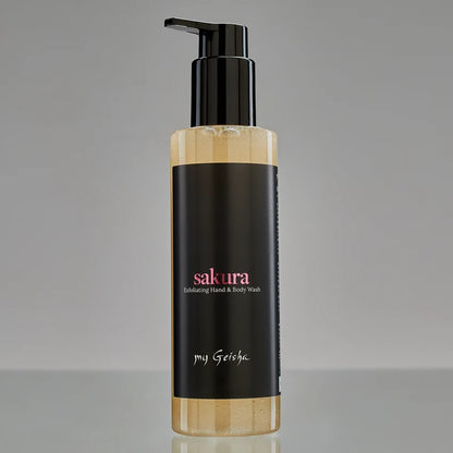 my Geisha Sakura Exfoliating Hand & Body Wash MyGeisha Milano