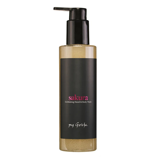 my Geisha Sakura Exfoliating Hand & Body Wash MyGeisha Milano